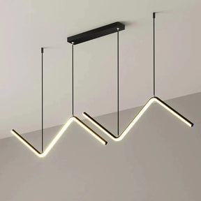 Loja Capricho Lustre - 0026 Lustre Pendente Minimalista Wave Line Led